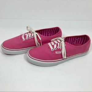 neon pink vans shoes